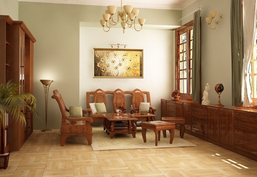 Phòng khách tận dụng ánh sáng tự nhiên